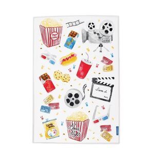Stonewall Kitchen “Movie Night” Cotton Tea Towel - New with Tag - 18” × 28”